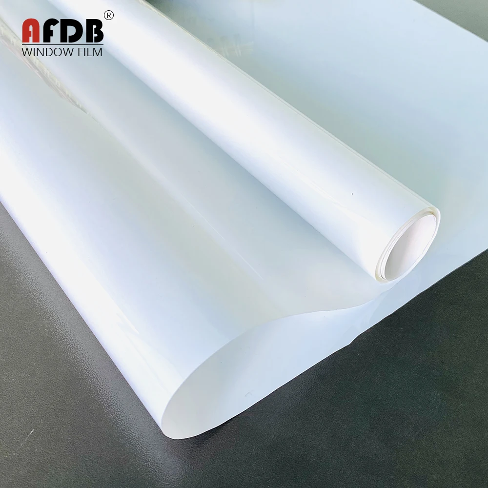 Белая непрозрачная оконная пленка с контролем температуры виниловая