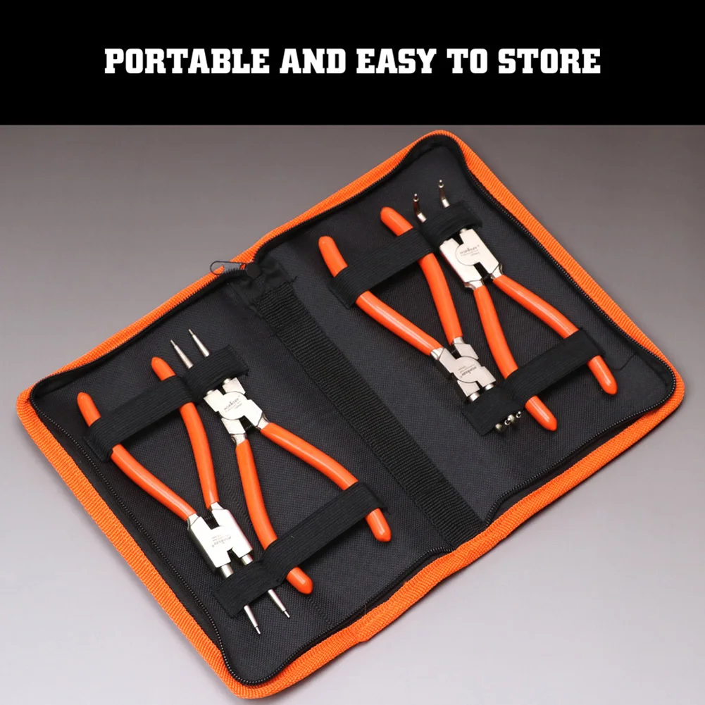 

Remove 4pcs Internal External Internal / External / Bent / Straight Ring