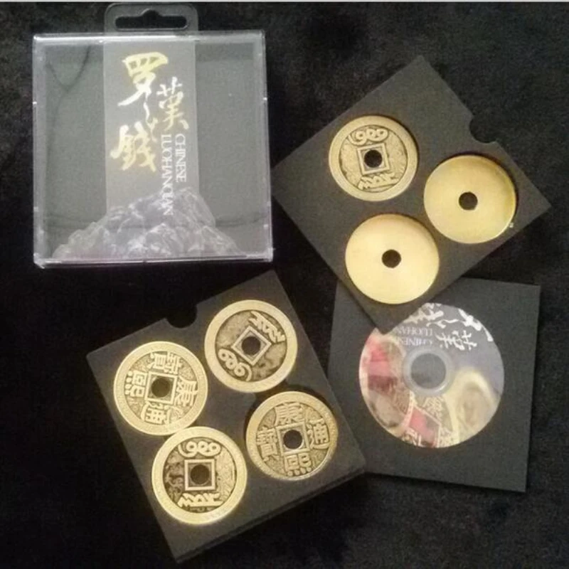 Китайские монеты Luohanqian роскошные китайские (стоимость Моргана) Волшебные трюки