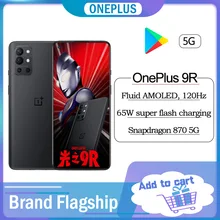 Original OnePlus 9R 5G Smartphone Snapdragon 870 120Hz AMOLED Display 4500mAh 65W Super Charge 48MP Rear Camera NFC Global Rom (1)