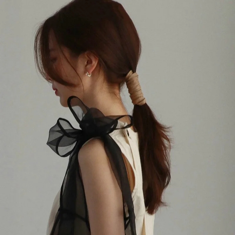 

Simple Style Ladies Leather Headband Ladies Ponytail Head Rope Hair Accessories for Women