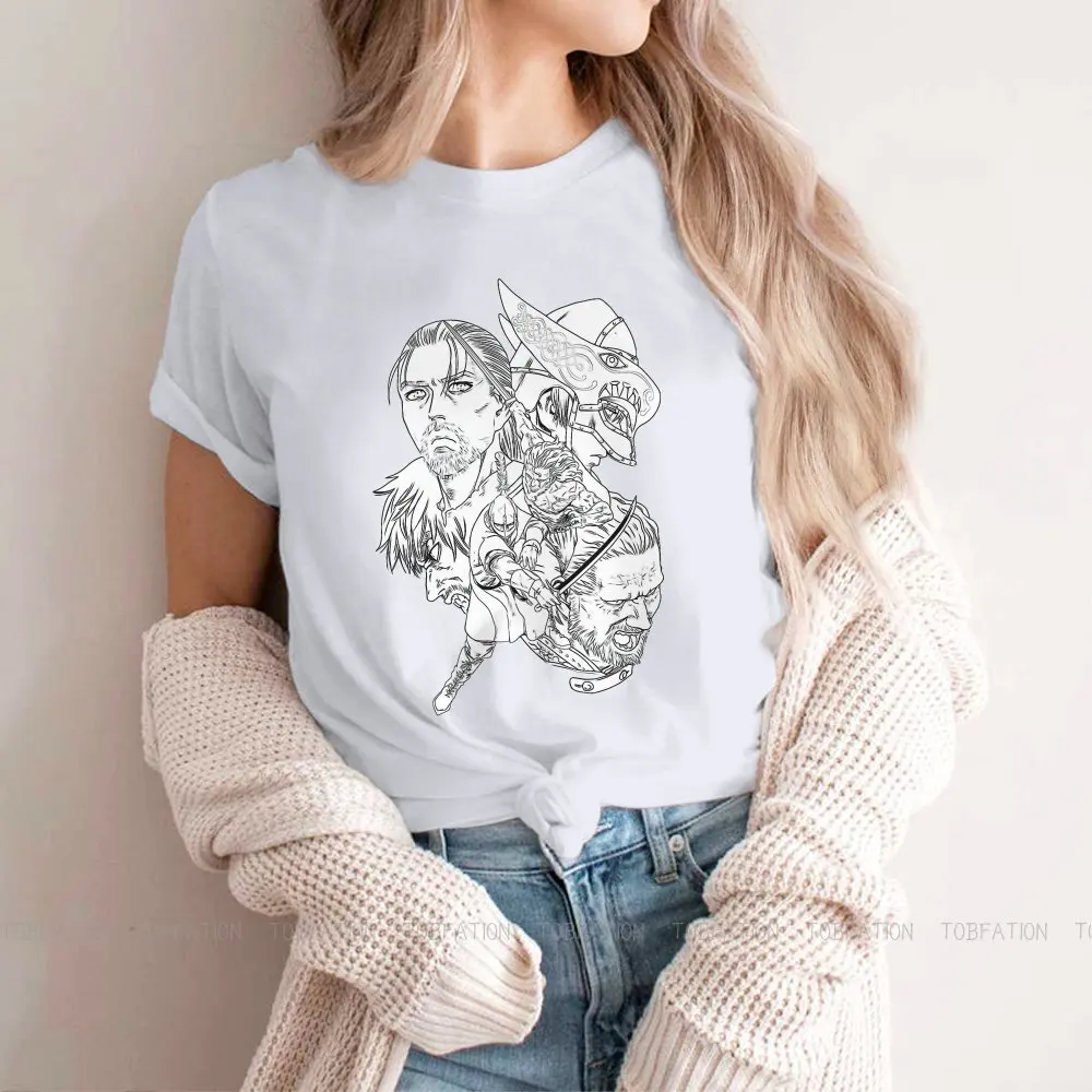 

Vinland Saga Thorfinn Askeladd Viking Anime Women T Shirt White Female Tops Harajuku Kawaii Tees Ladies 5XL Oversized Tshirt