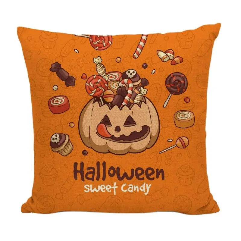 Новинка наволочка с изображением тыквы и ведьмы праздничный подарок на Хэллоуин
