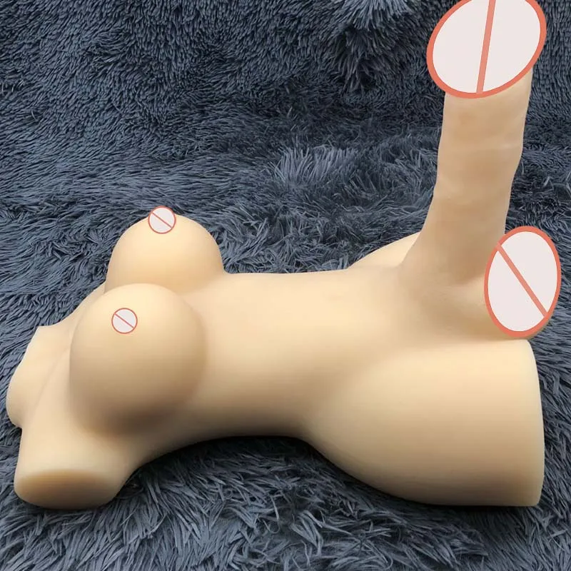 3D Силиконовая реальная реальность большая грудь пенис секс-кукла торс мужчина
