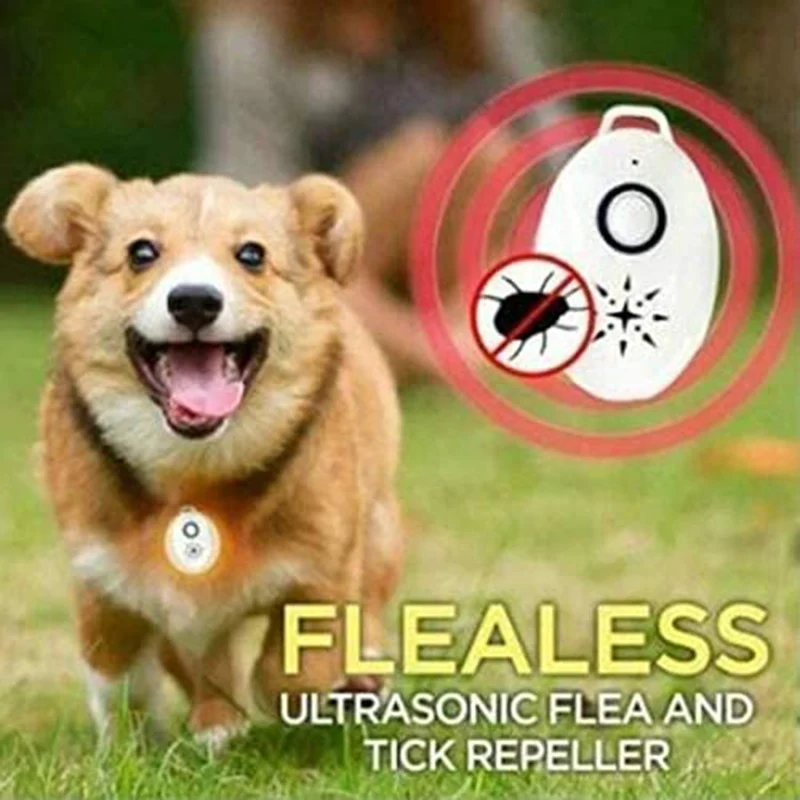 

USB Flealess Ultrasonic Flea Tick Repeller Pets Supplies SEC88