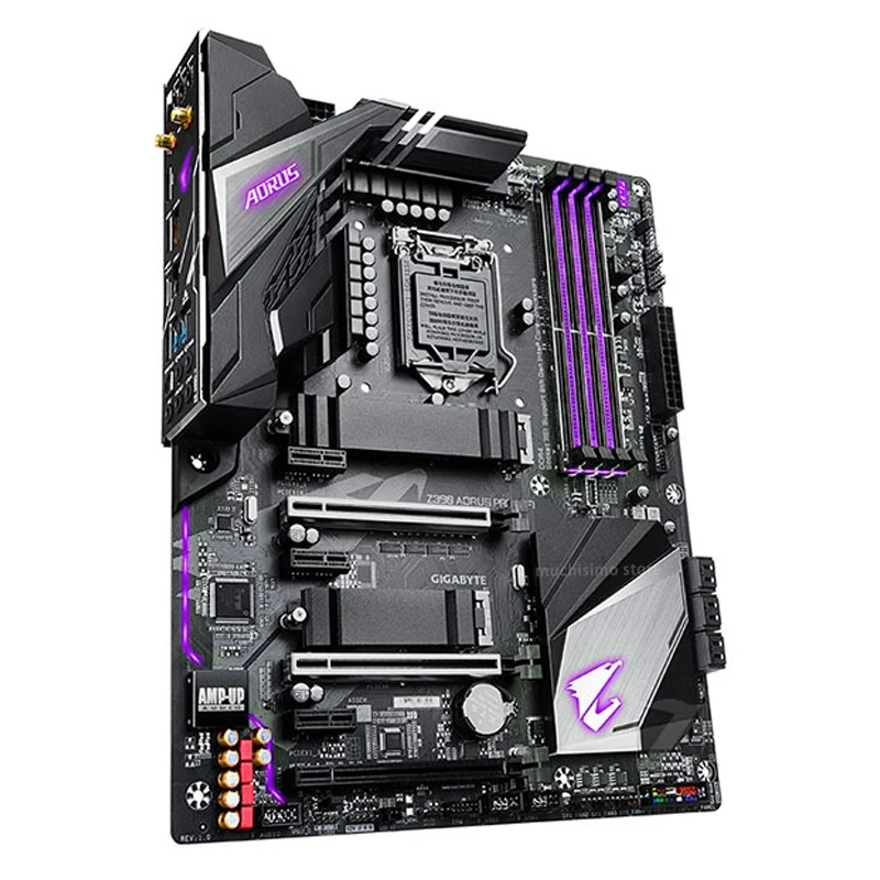 Verkauf LGA 1151 Gigabyte Z390 AORUS PRO WIFI Motherboard Unterstützung./9th-Gen Core I9 I7 I5 I3 Cpu 64GB PCI-E 3,0 M.2 Z390 Placa-Mãe