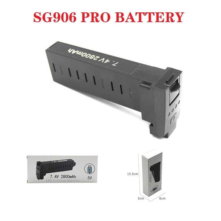 

Original battery for SG906 PRO GPS RC drone battery 7.4V 2800MAH Lipo battery accessories broomless 5G Wifi PFV Drones SG906PRO