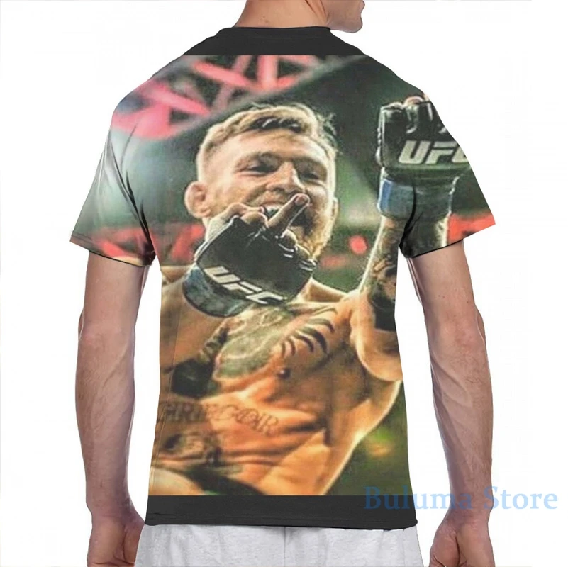 Conor McGregor Дизайнерская мужская футболка с изображением среднего пальца женская