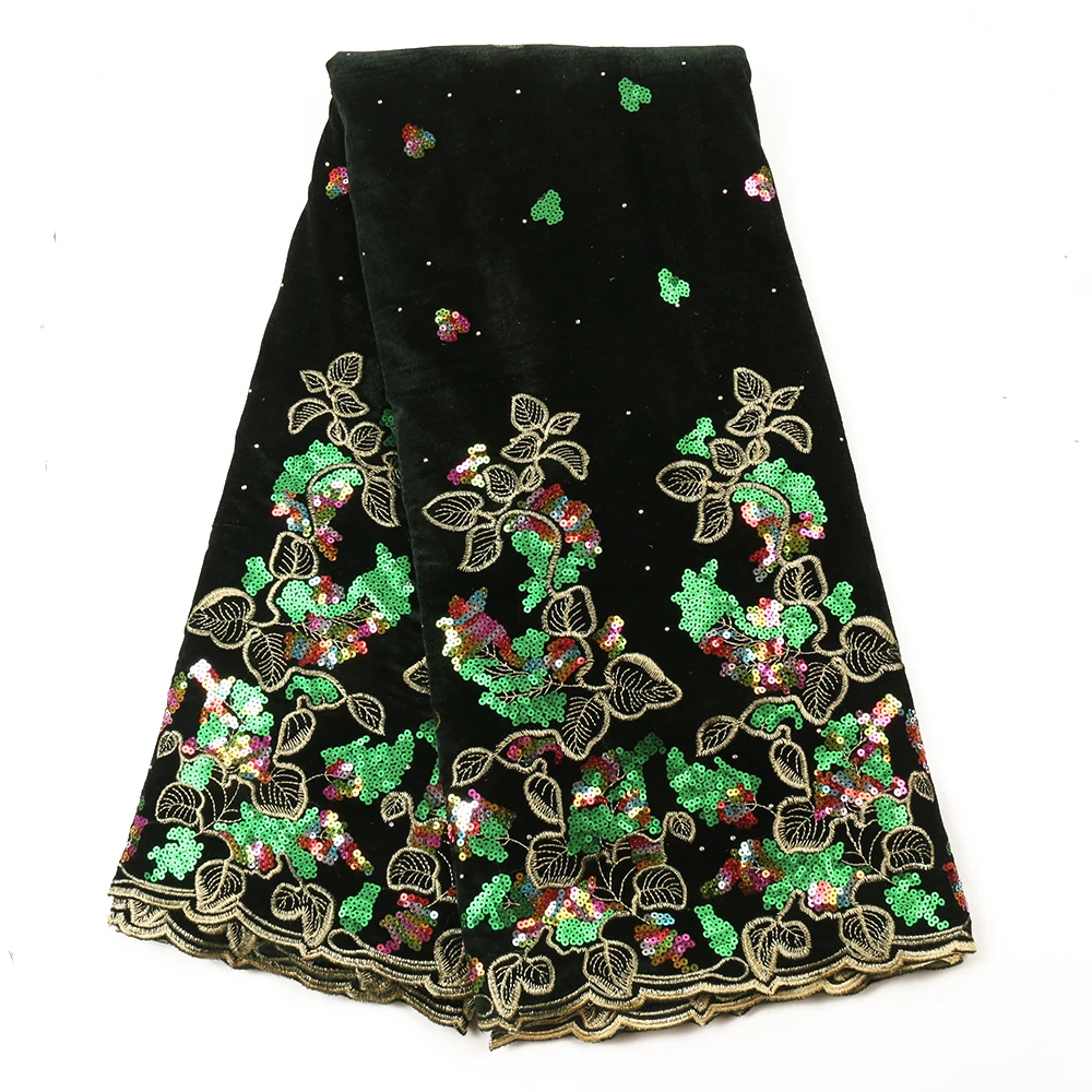 NIAI новейшая африканская кружевная ткань 2020 высокое качество бархатное кружево