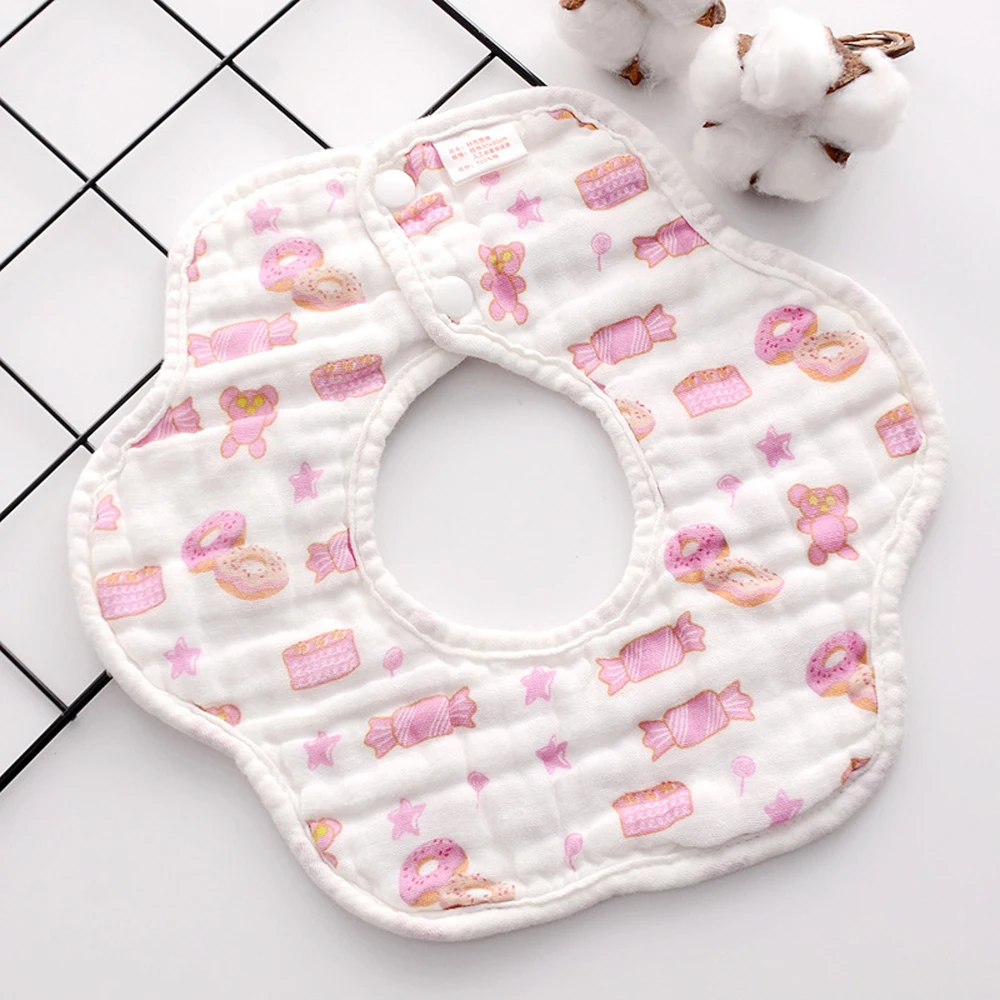 Вращающийся на 360 градусов Детский водонепроницаемый нагрудник для рта