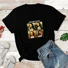 HAHAYULE-JBH Женская Эволюция Селфи, смешная футболка с Моной Лизой, хипстерская рубашка с мемом, милые летние топы