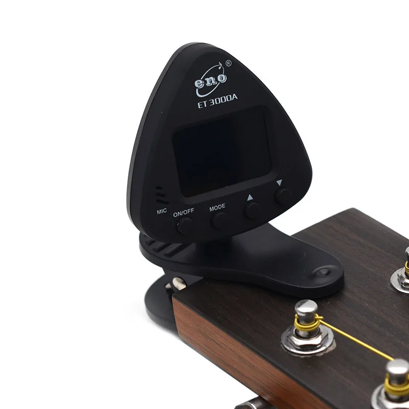 

ENO ET3000A Colour Screen Digital Clip Chromatic Guitar Bass Violin Ukulele Tuner Black