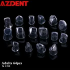 Передние Прозрачные короны, зубные прозрачные временные короны, предкороченные русские прозрачные временные подтяжки