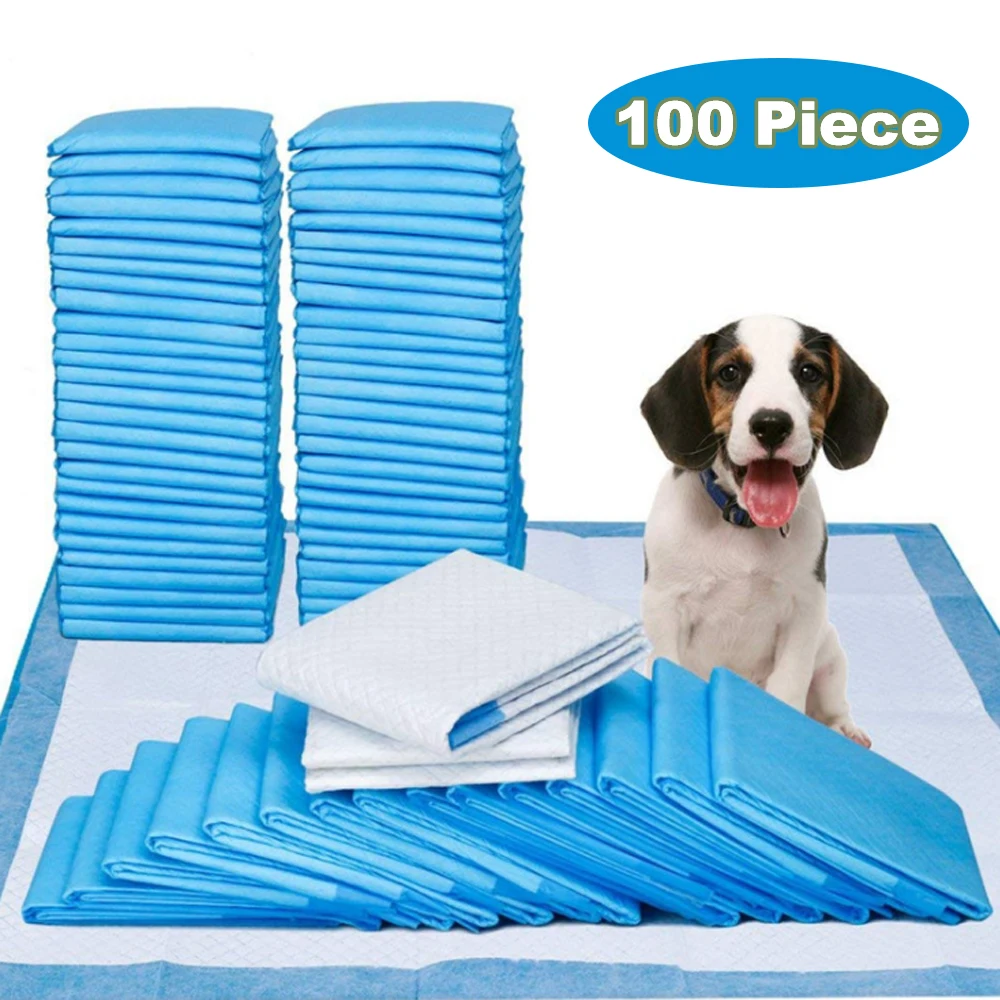 

100 Pcs Super Absorbent Pet Diaper Dog Training Urine Pad Disposable Healthy Diapers For Cats Dog Diapers Cage Mat Pet Supplies