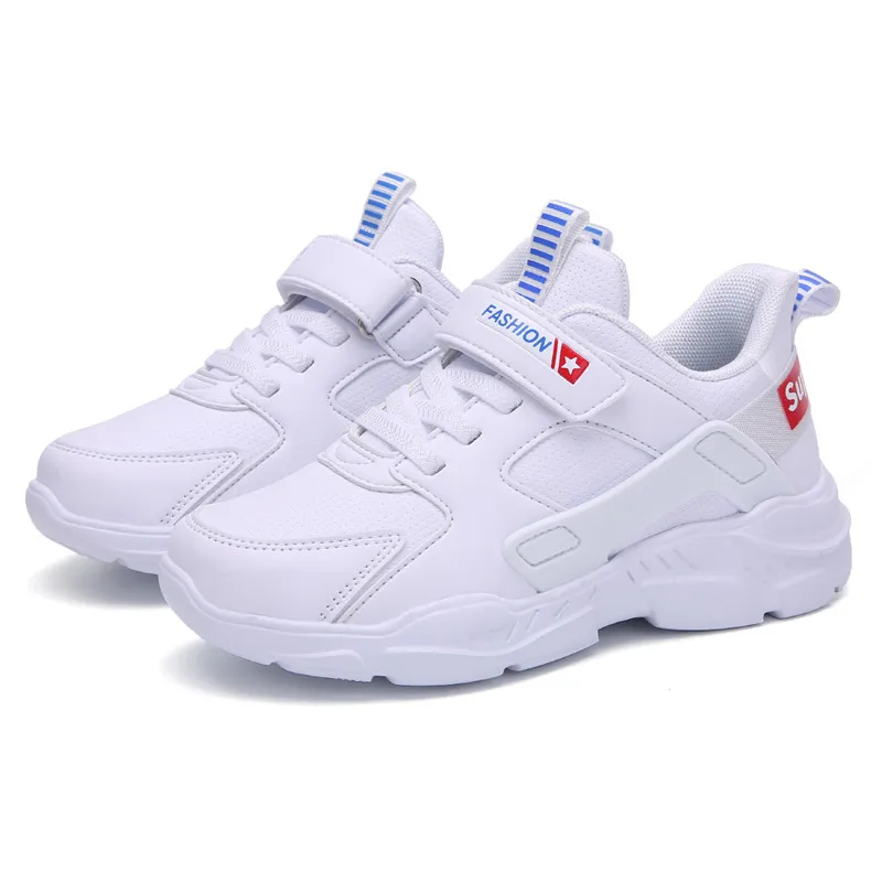 Белая обувь для мальчиков Новинка сезон осень-зима детская спортивная больших