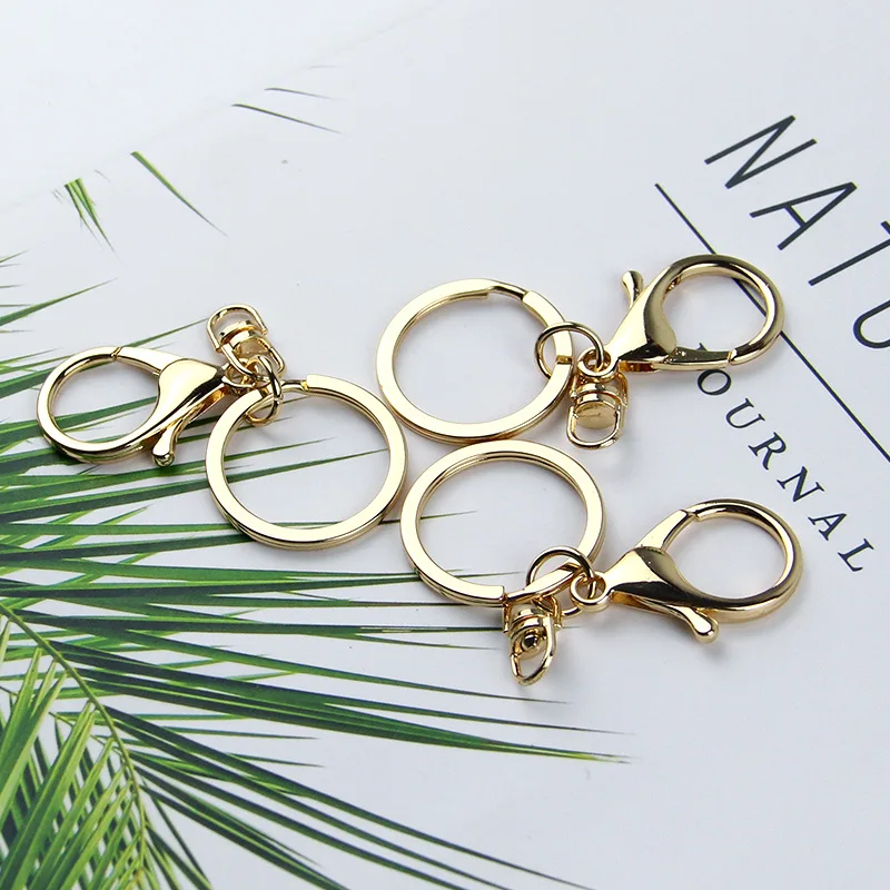 Брелок из нержавеющей стали для мужчин и женщин простой прочный держатель с