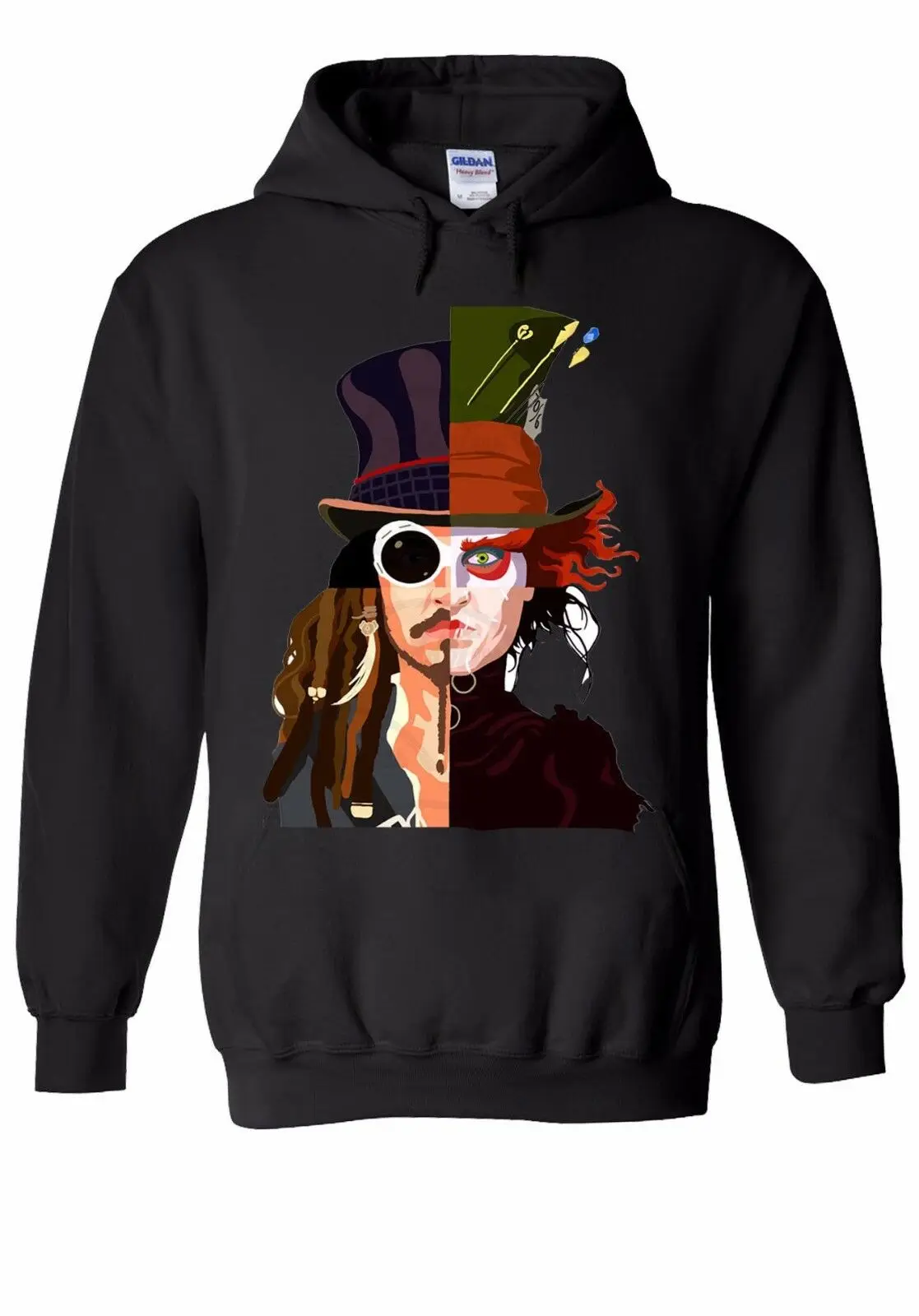 Шляпник Джонни Деппом Джека Воробья для мужчин и женщин унисекс Топ свитер с