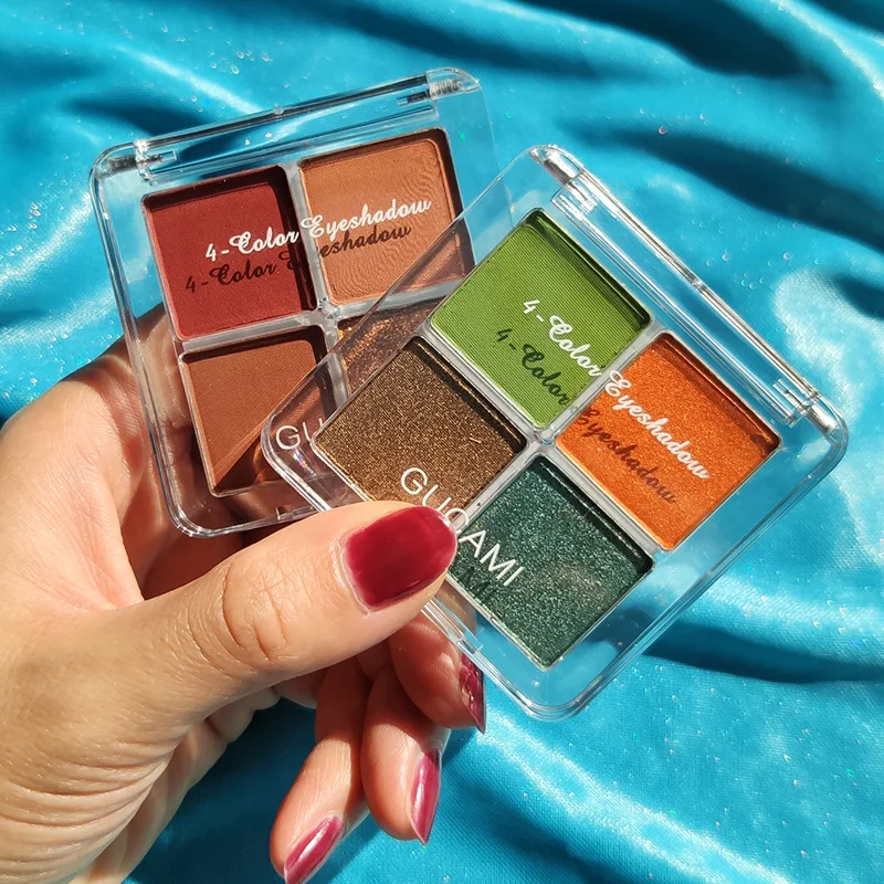 4/9/16 оттенков матовые тени для век палитра мерцающие пигментированные