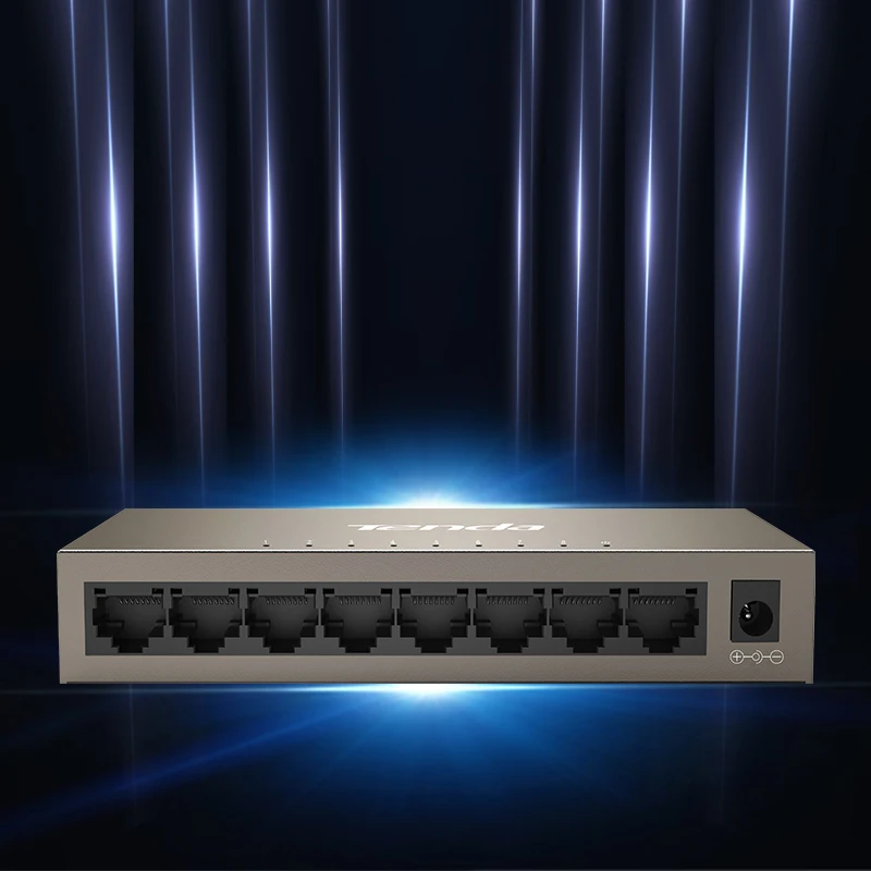 Tenda TEG1008M 8 портов 10/100/1000Mpbs Gigabit Ethernet коммутатор, Ethernet сетевой коммутатор, Auto MDI/MDIX, VLAN