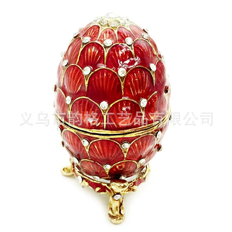 Украшения для дома пасхальные яйца Позолоченные эмалевые крашеные