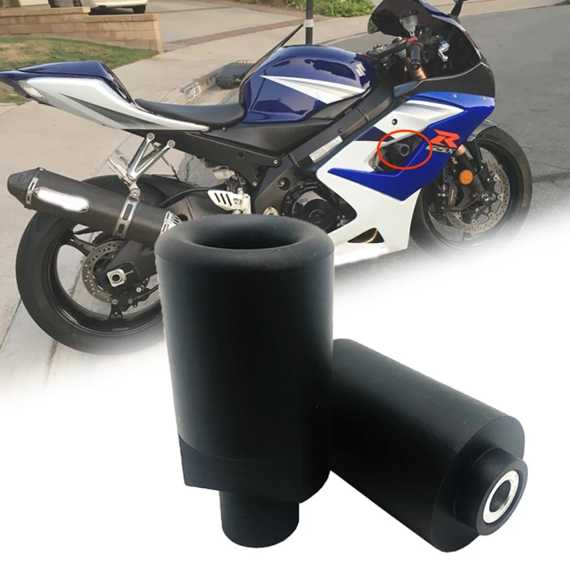 

GSXR1000 Black Carbon Frame Sliders Crash Falling Protection Engine Protector For Suzuki GSX R1000 K5 GSX-R GSXR 1000 2005-2006