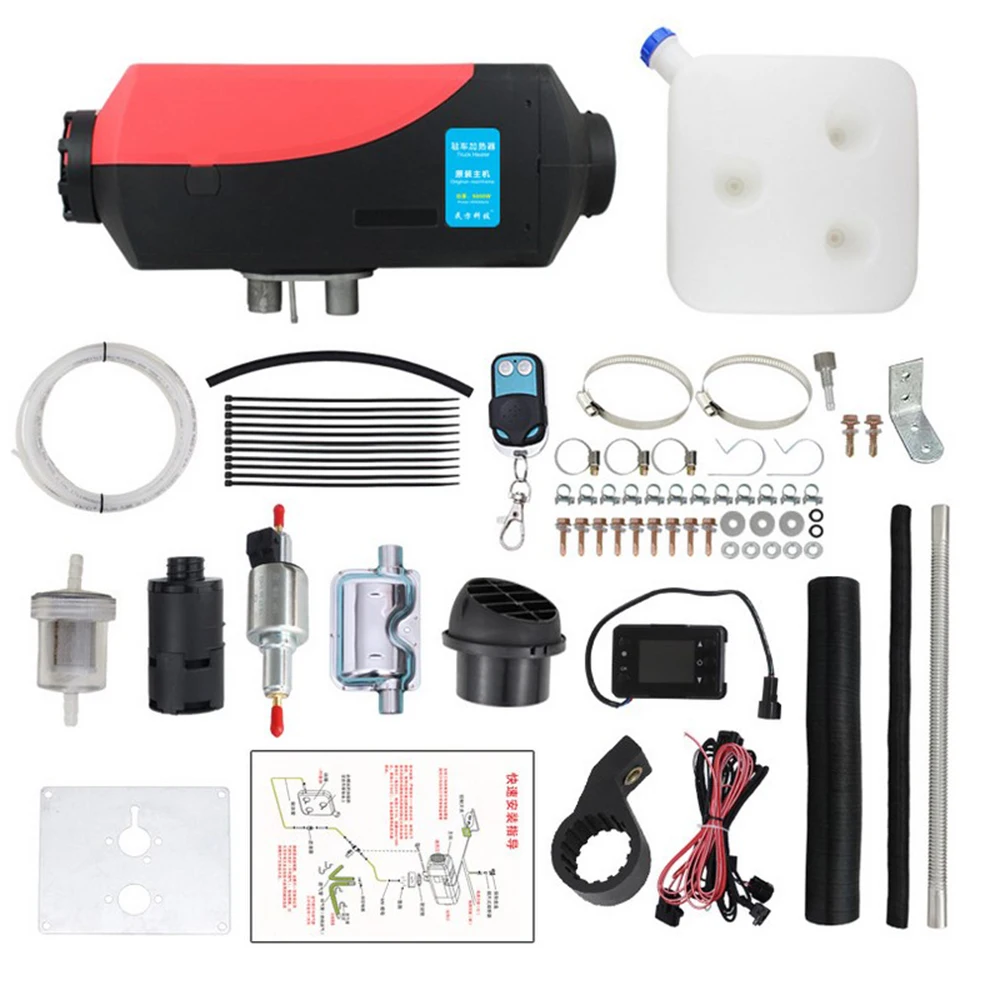 Дом на колесах трейлер грузовики лодки автомобильный обогреватель 2 кВт 12 В