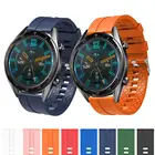 Ремешок силиконовый для наручных часов, спортивный браслет для Huawei Watch GT 2 46 мм, Samsung Galaxy Watch 46 мм Gear S3, 22 мм