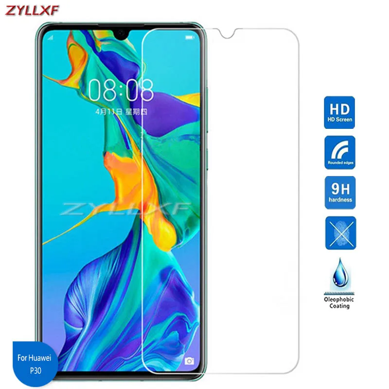 Для huawei P30 протектор экрана из закаленного стекла 9H 6 1 дюймов прозрачная защитная