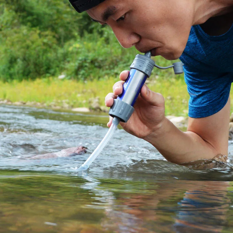 

Portable Outdoor Water Purifier Camping Hiking Emergency Life Survival Portable Purifier Water Filter Filter Tool