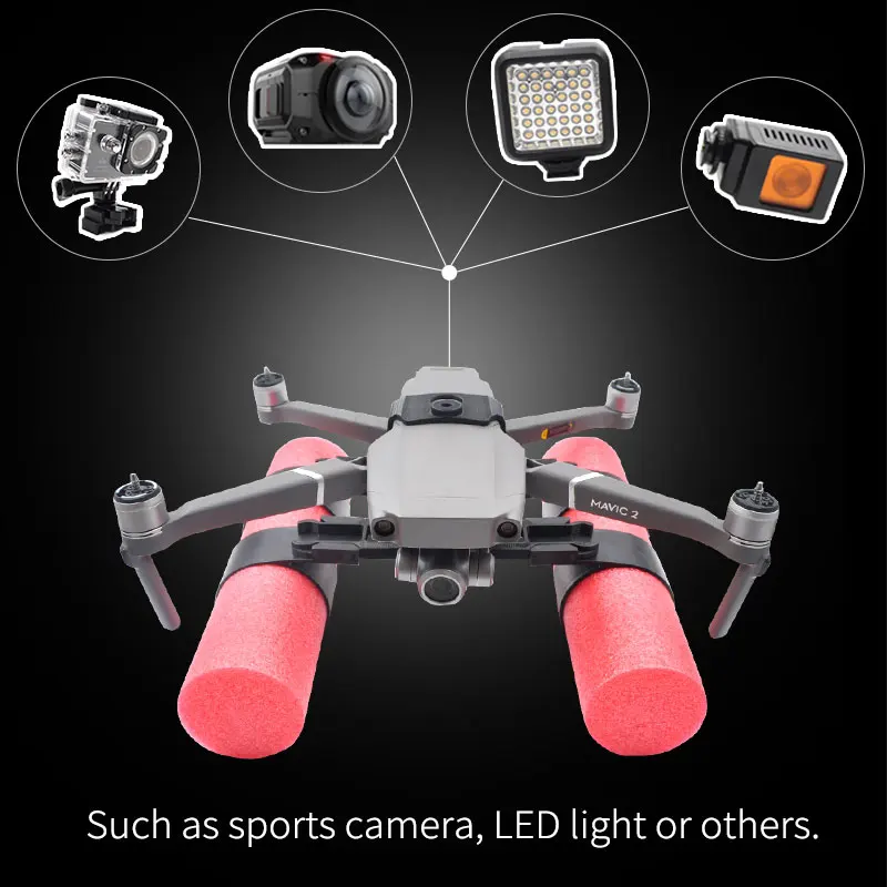 Комплект для посадки Mavic 2 Pro поплавок DJI pro/zoom детали дрона | Электроника