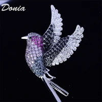 donia jewelry korean version of animal jewelry brooch micro inlaid aaa zircon pin pin bird brooch clothing accessories brooch