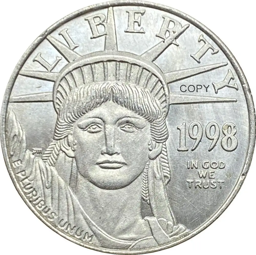 

Соединенные Штаты Америки 25 долларов слиток Coinage 1998 Позолоченные копии серебряных памятных монет