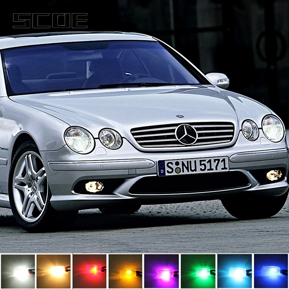 

Указатель поворота для Mercedes Benz S Coupe C215, нижний Дальний свет, противотуманный сигнал, указатель поворота, задний тормоз, комплект подсветильн...