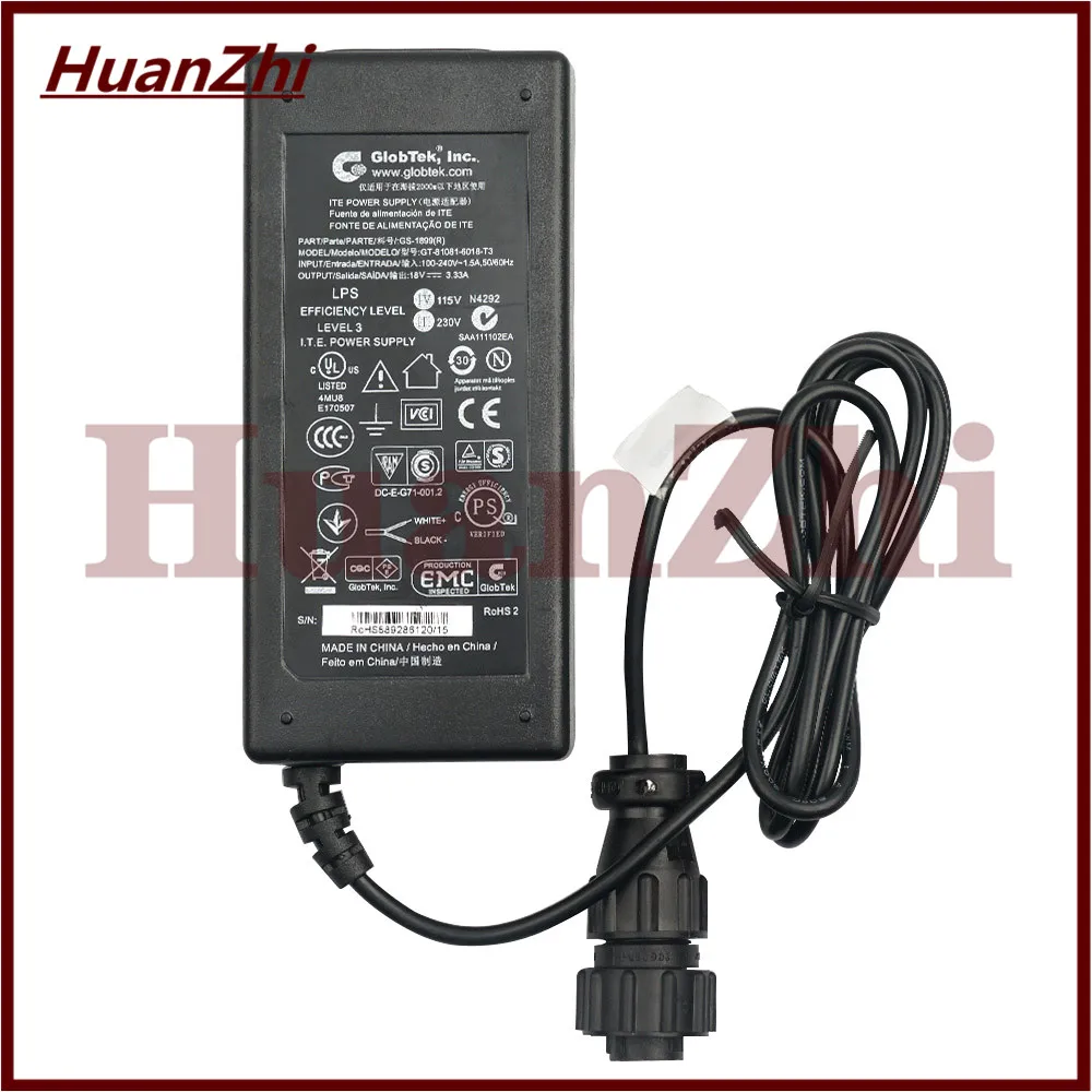 

(HuanZhi) Power Adapter for Psion Teklogix 8515 (Model:PS1400 18V 3.3A 100-240 VAC 50-60HZ)