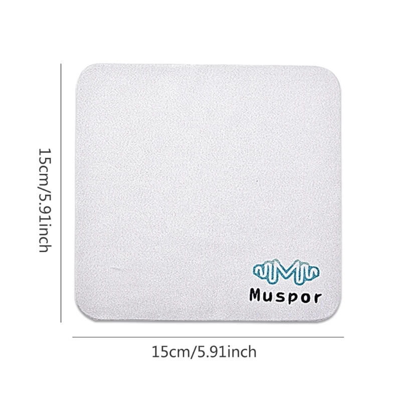 

5pcs Musical Instrument Cleaning Cloth Soft Microfiber Suede Cleaner Cloth 6"6" G99D