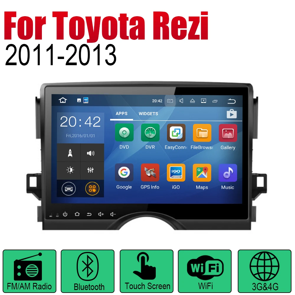 Автомобильный плеер ZaiXi GPS-навигация для Toyota Rezi / Mark 2011 ~ 2013 Автомобильная