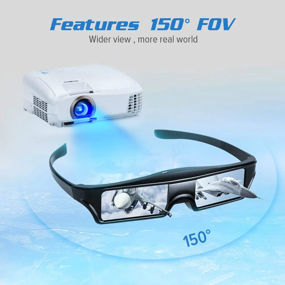 3d-очки с активным затвором перезаряжаемые Bluetooth совместимы проектором Epson Sony