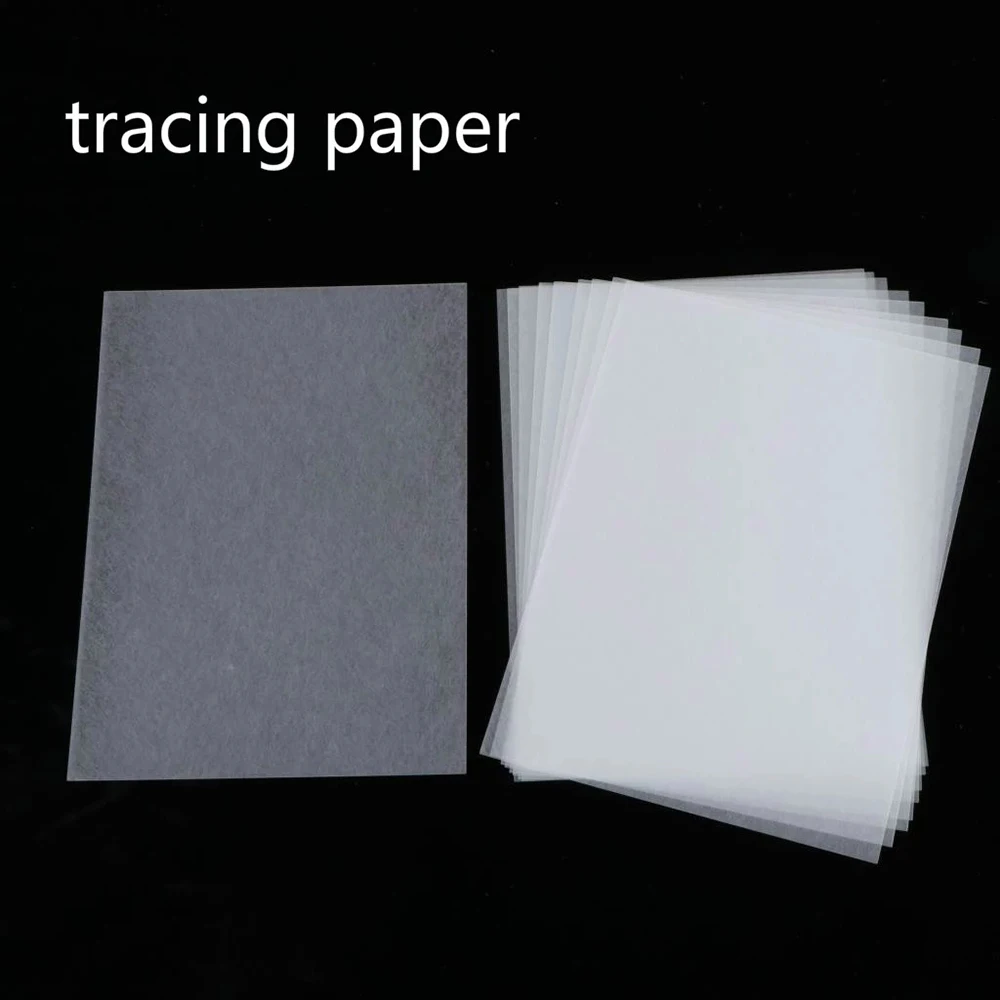 

100pcs A4 210x297mm Drawing Calligraphy A4 Painting Tissue Writing Paper Translucent Tracing Paper Tracing Drawing Paper