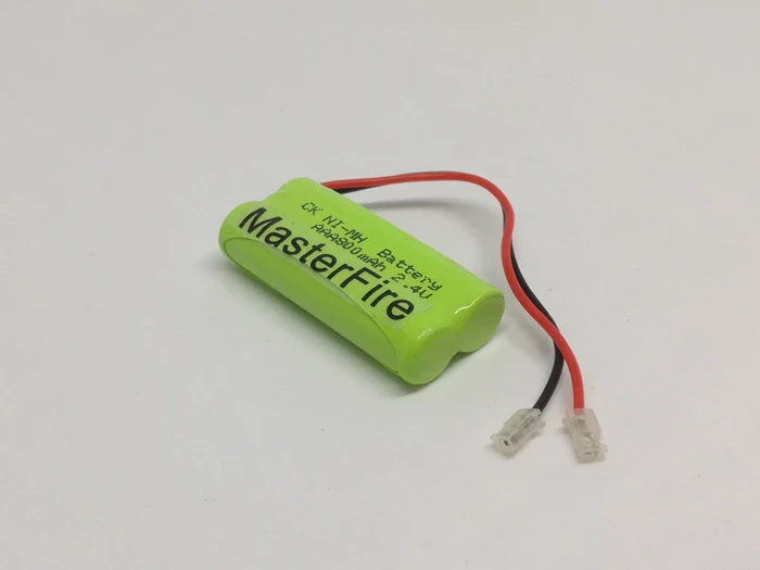masterfire 5packlot original ni mh aaa 2 4v 800mah nimh battery cell rechargeable batteries pack with plugs for cordless phone free global shipping
