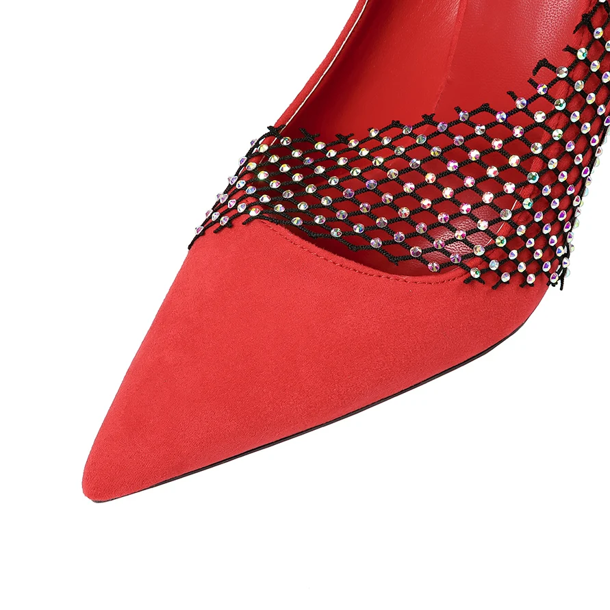 2019 женские туфли на высоком каблуке 10 см с острым носком Роскошные элегантные