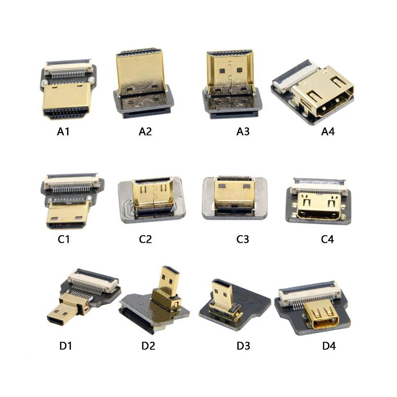 

HDMI-compatible Micro Mini Connectors FPC flat Cable for HDTV Multicopter Aerial Photography