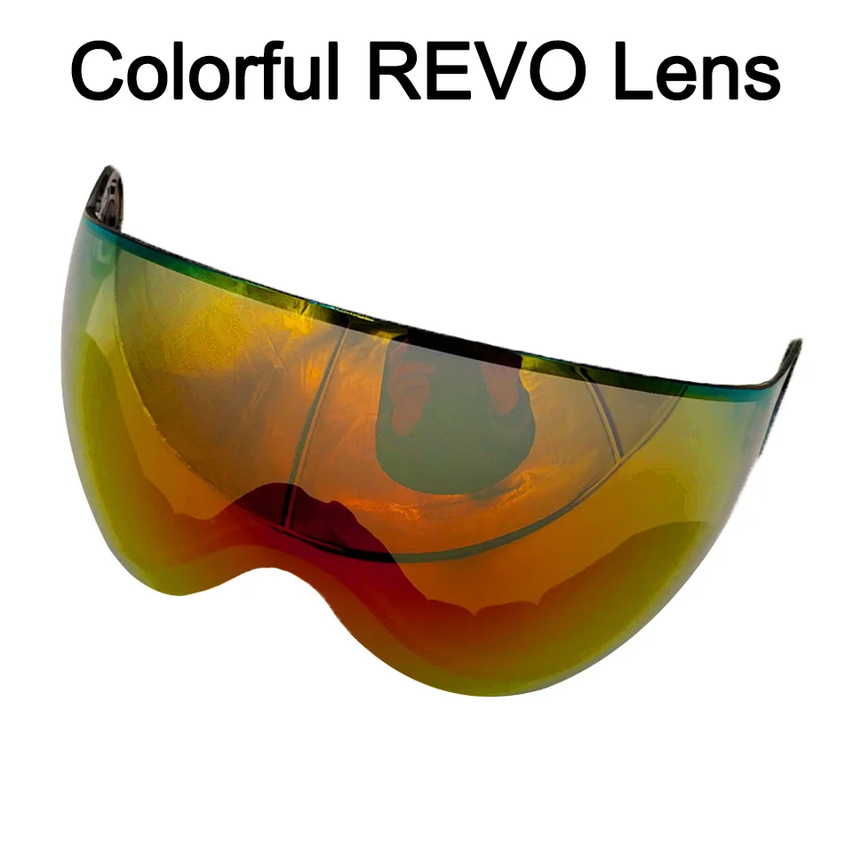 Colorful REVO Lens LOCLE лыжный шлем с очками интегрированный PC+ EPS CE сертификация лыжный шлем для женщин и мужчин лыжный сноуборд Снежный шлем - Цвет: Colorful REVO Lens