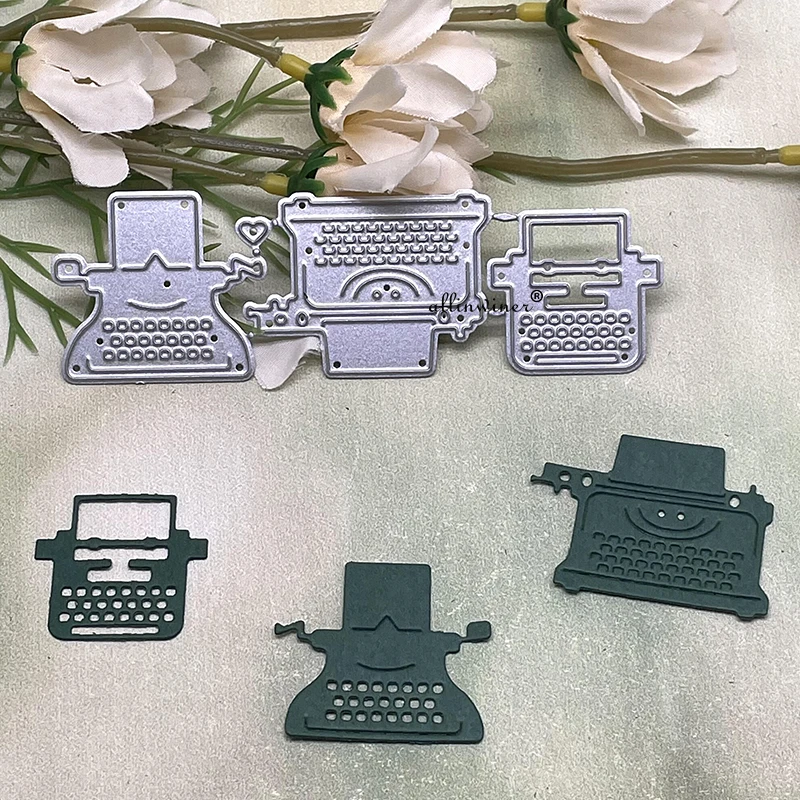 

New Typewriter decoration DIY Craft Metal Cutting Die Scrapbook Embossed Paper Card Album Craft Template Stencil Dies