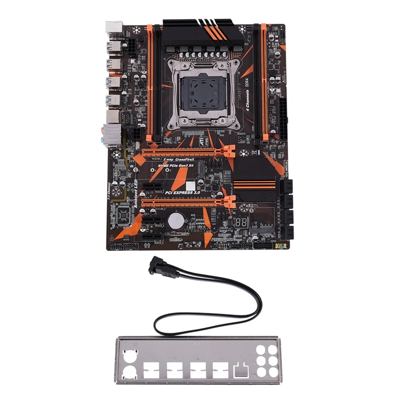 X99 LGA2011 V3 материнская плата DDR4 128G четырехканальный RAM USB3.0 SATA3.0 NVME M.2 для системный