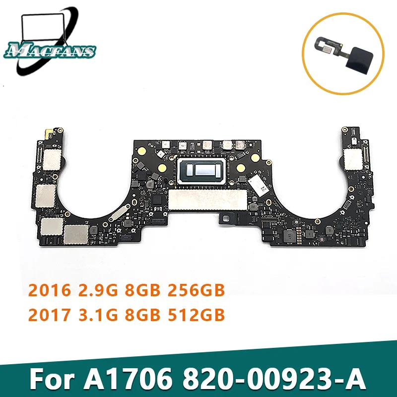 Протестированная оригинальная материнская плата A1706 820 00239 A 2016 для MacBook Pro 13 &quot