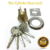 security lock copper rim cylinder lined keyed night latch door replacement universal round ironwooden door lock