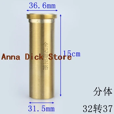 

1pc Mounting accessories Stud threaded tube Hot and cold faucet For Bath bath system