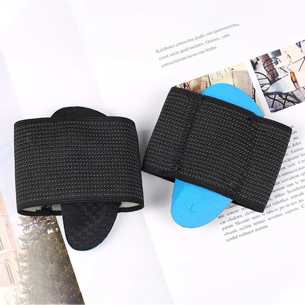 

1 Pair Foot Arch Support Pad Foot Care Cushion Foot Pad for Adult (Black)
