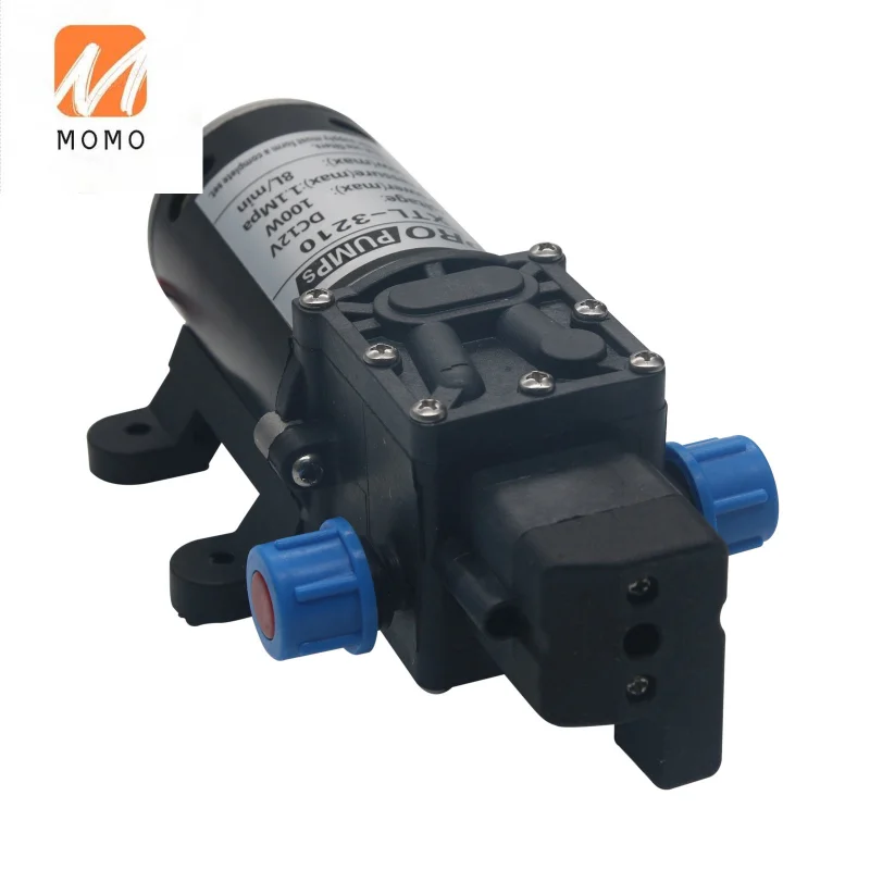 

12V 100W 8Lpm Diaphragm High Pressure Water Pump for Wash Car Boat Marine
