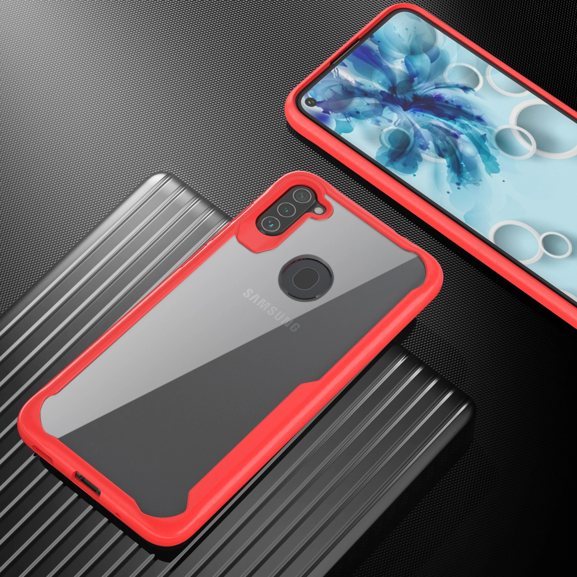 

For Samsung Galaxy A11 Case Soft Clear Silicone Slim Shockproof TPU Anti-knock Protector Cover Mobile Phone Accessories